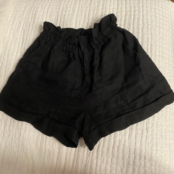 Posse ducky linen short in black - Picture 4 of 7